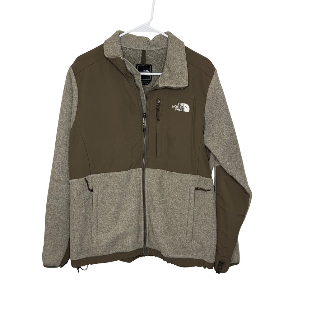 The North Face Cragmont Fleece Jacket Women Large Brown Polartec Colorblock